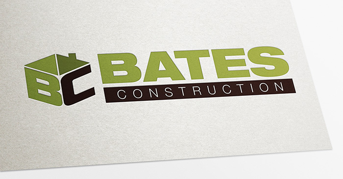 Bates Construction Business Card Mockup
