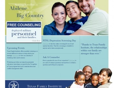 Texas Family Institute Website